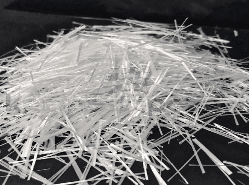 fiber glass მინა ბოწკო fibra მინა ბოჭკო ბეტონის დანამატი 12 მმ