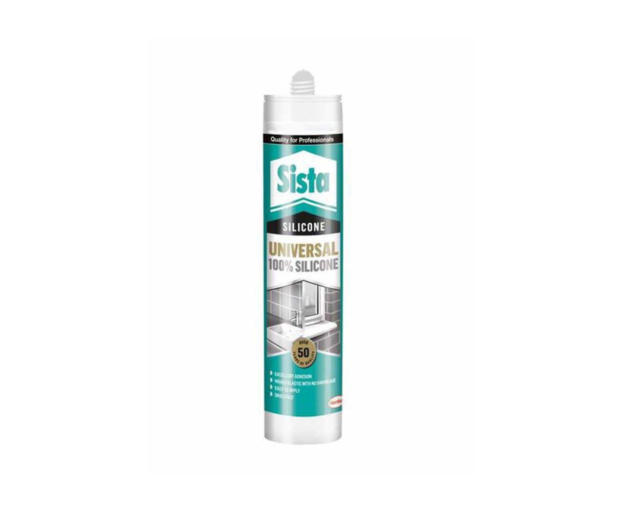 BM-00069487 ნაცრისფერი ჰერმეტიკი Sista უნივერსალი სილიკონი 310 მლ - Image 1