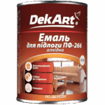 საღებავი იატაკის  ПФ-266  "DekArt"  წითელ-ყავისფერი  2.60კგ.