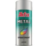 საღებავი პულივიზატორით შავი (გლუვი) 400 ML AKFIX