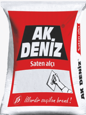 თაბაშირის ფითხი სუფთა პირი ბათქაში AK DENIZ SATEN 25კგ