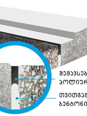 QlS BK SWELL 205 (Bentonite) - თვითგაშდლადი ლენტი წყლის ჩამკეტი ბენტონიტ