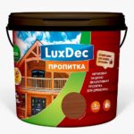 ხის გამჟღენთი ფერადი ანტისეფტიკი LuxDecor ტიკი 1 კგ