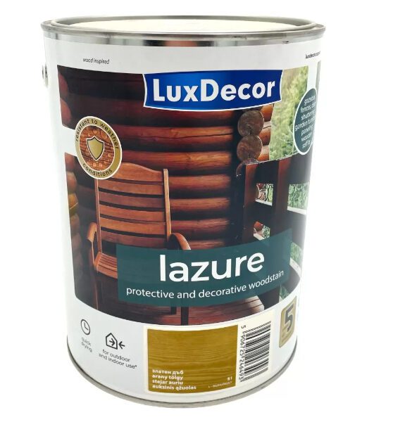 ოქრო სმუხა ხის ლაზური ფერადი LuxDecor 2.2ლ
