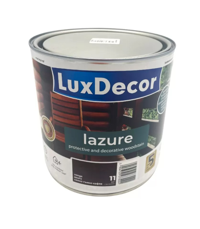 ვენგე ხის ლაზური ფერადი LuxDecor 2.2 ლ ვენგე ხის ლაზური ფერადი LuxDecor 2.2 ლ - Image 1