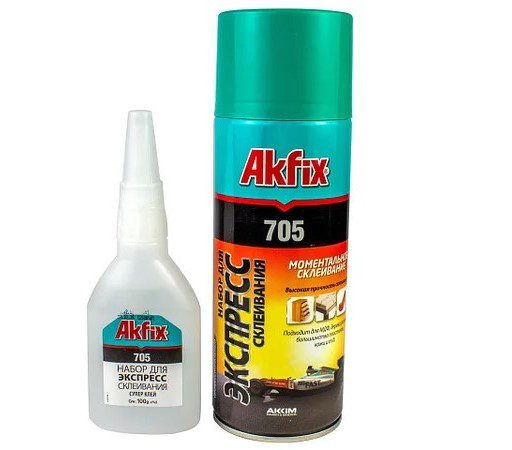 MDF-ის წებო 500ML + 125 GR (AKFIX) 705