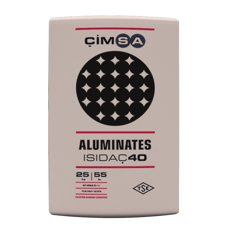 aluminates-isidac ალუმინატური ცემენტი - ÇİMSA ISIDAC 40
