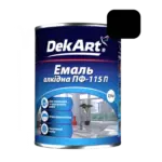 ემალის საღებავი ПФ-115П „DekArt“, შავი, 0.90 კგ.