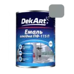 ემალის საღებავი ПФ-115П „DekArt“, ღია ნაცრისფერი, 2.60 კგ.