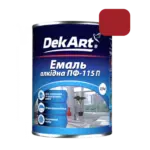 ემალის საღებავი ПФ-115П „DekArt“, წითელი, 0.90 კგ.