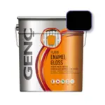 საღებავი ხისა და მეტალისთვის 2.5 ლტ "SILVER"-9103 (შავი) GENC
