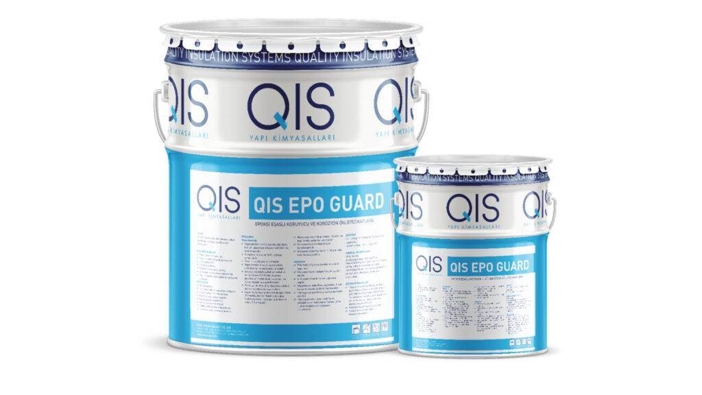 ანტიკოროზიული ეპოქსიდური საღებავი QIS EPOGUARD 10კგ - 8,8კგ A + 1,2კგ B