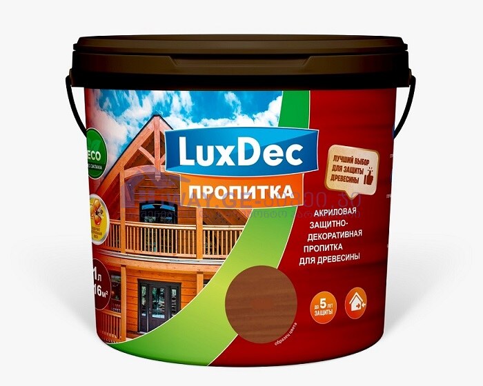 ხის გამჟღენთი ფერადი ანტისეფტიკი LuxDecor ტიკი 1 კგ ხის გამჟღენთი ფერადი ანტისეფტიკი LuxDecor ტიკი 1 კგ