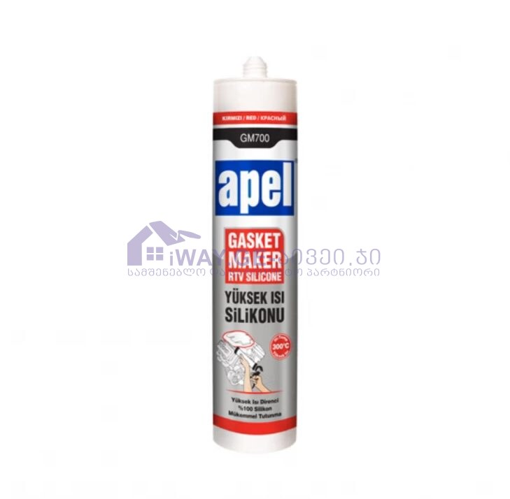 APEL ტემპერატურაგამძლე გერმეტიკი 310 მლ GM 700 APEL ტემპერატურაგამძლე გერმეტიკი 310 მლ GM 700