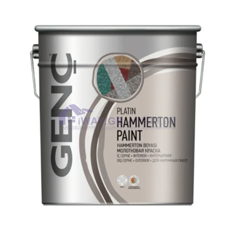 hammerton საღებავი მეტალის Hammerton 0,7ლტ-7602 (ნაცრისფერი) - Image 1
