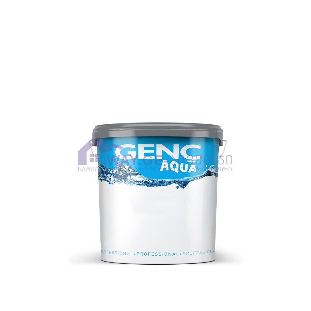 GENC_AQUA ლაქი წყლოვანი გლუვი 2.5 ლტ. - Image 1