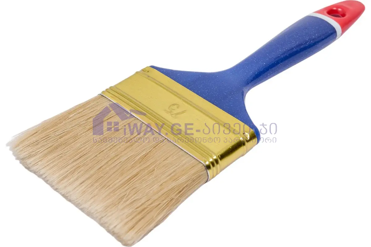 161340757 ფუნჯი ბრტყელი 4''(პლასტმასის სახელურით) 0200-315140 Seria *31* - Image 1