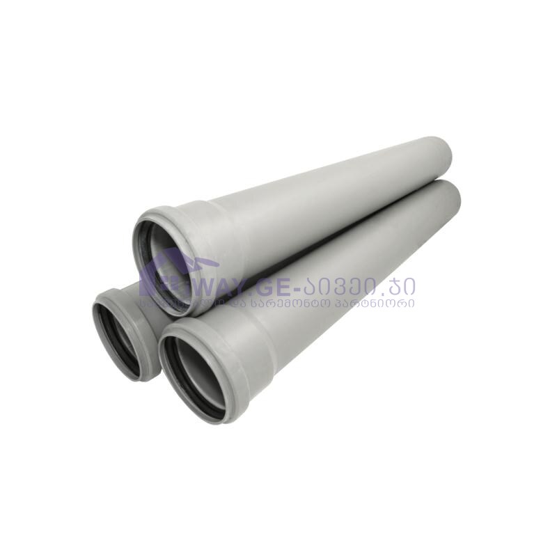 საკანალიზაციო მილი 50X500 PVC +GF+ საკანალიზაციო მილი 50X500 PVC +GF+