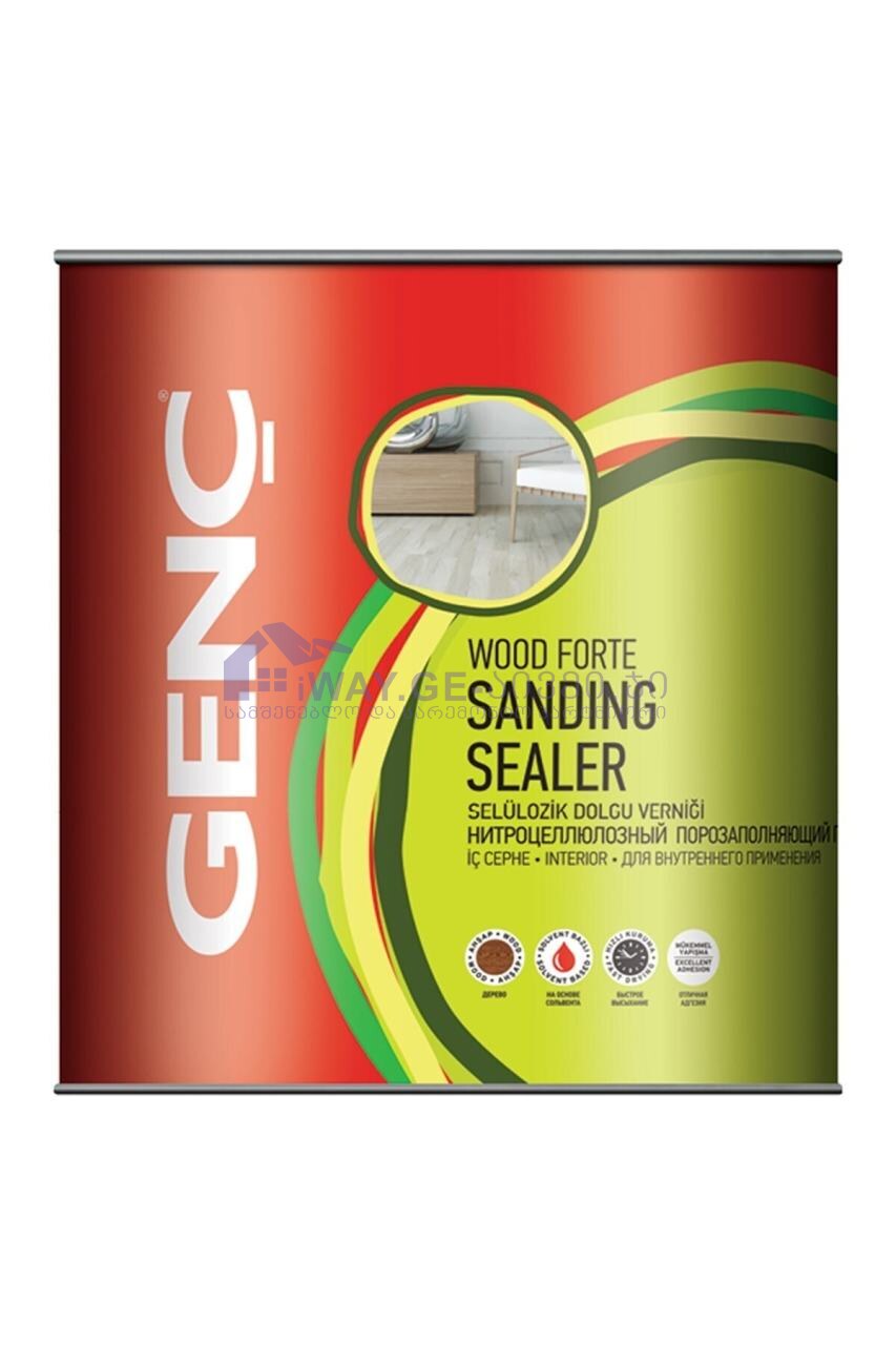 genc-selulozik-dolgu-vernik-vn100-77-3kg-0-urun ნიტრო ლაქის გრუნტი 3კგ genc - Image 1